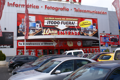 Fachada Media Markt